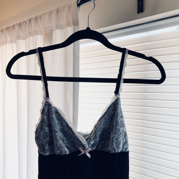 Other - Black&White Lace/Cotton Nightgown